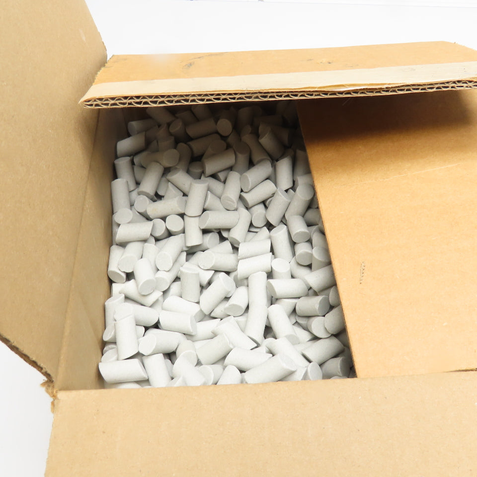 Vibra Finish Type M 1/2" x 7/8" ACC Cylinder Ceramic Tumbling Media 50Lbs. Box