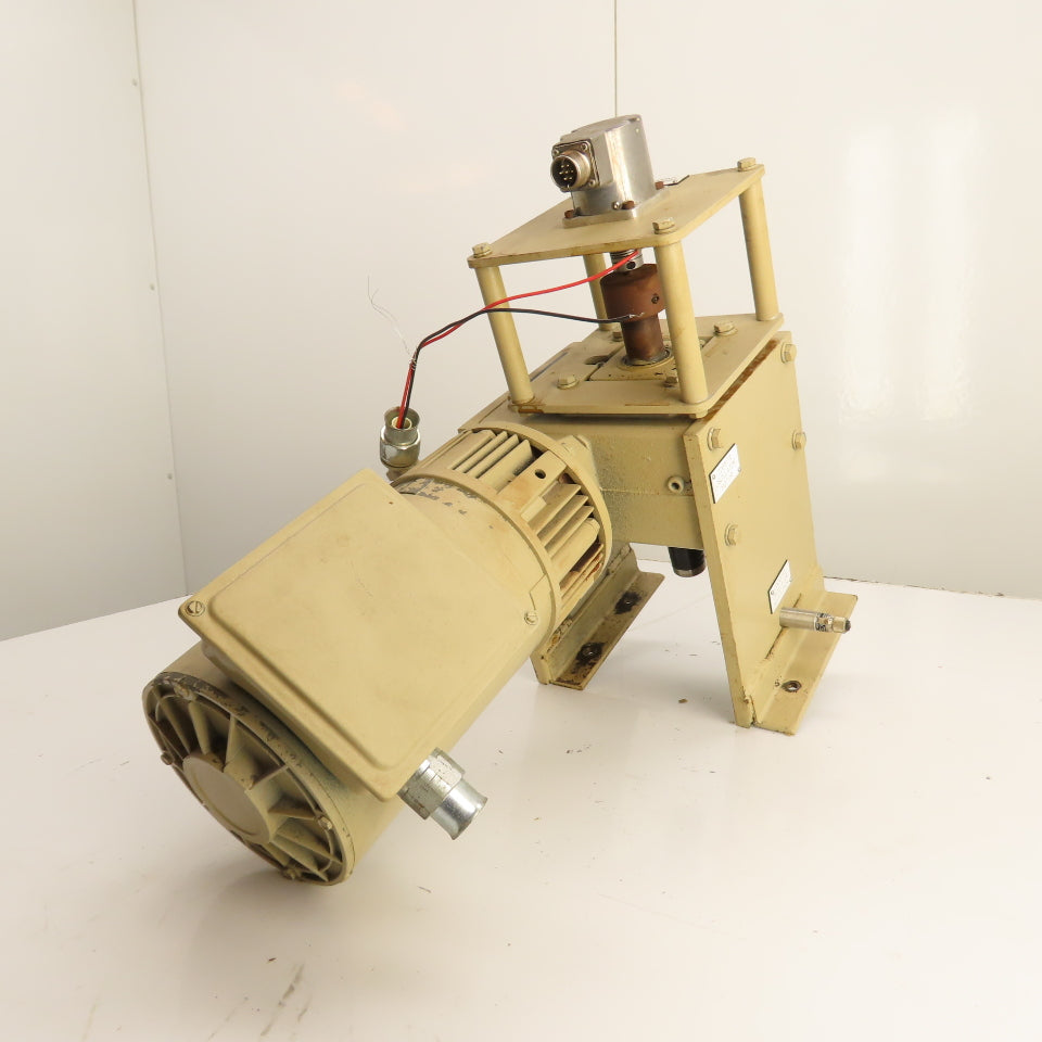 Dayton 4RP42 Right Angle Gear Brake Motor 1HP 60:1 Ratio 29RPM 1.25" 230/460V