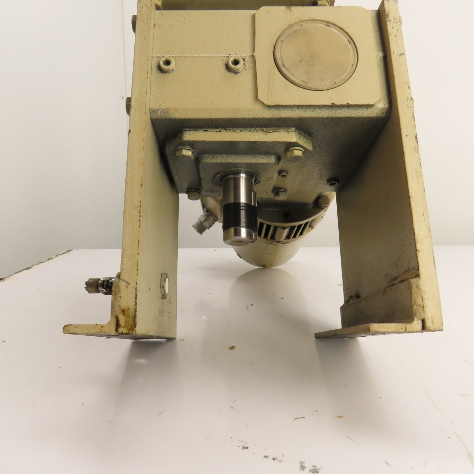 Dayton 4RP42 Right Angle Gear Brake Motor 1HP 60:1 Ratio 29RPM 1.25" 230/460V