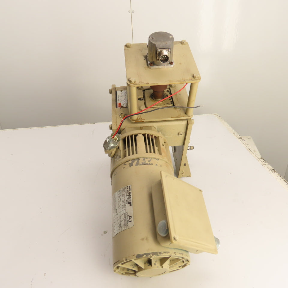 Dayton 4RP42 Right Angle Gear Brake Motor 1HP 60:1 Ratio 29RPM 1.25" 230/460V