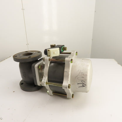 CKD CVS-65A-283-B-1 Pneumatic Cylinder Valve 65mm Orifice Flanged 24VDC Solenoid