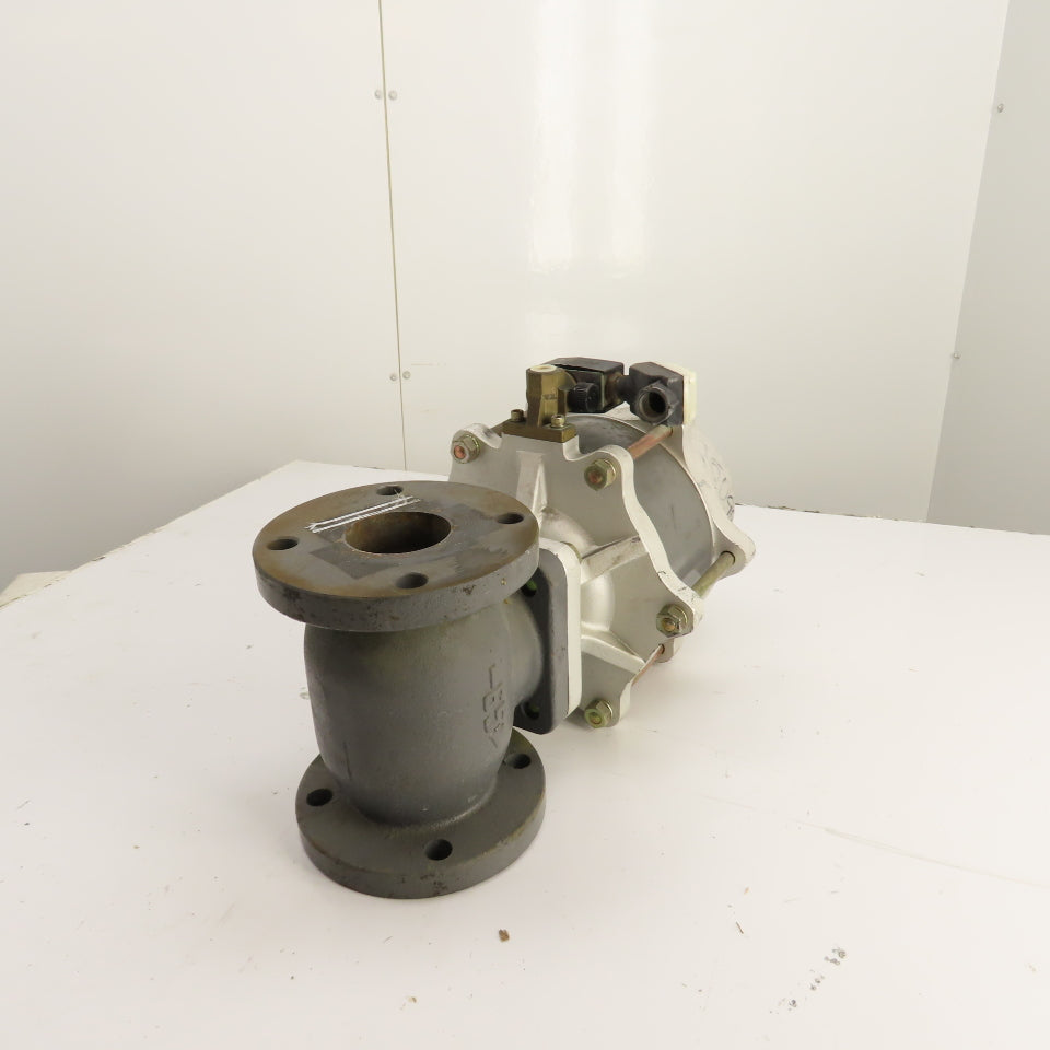 CKD CVS-65A-283-B-1 Pneumatic Cylinder Valve 65mm Orifice Flanged 24VDC Solenoid