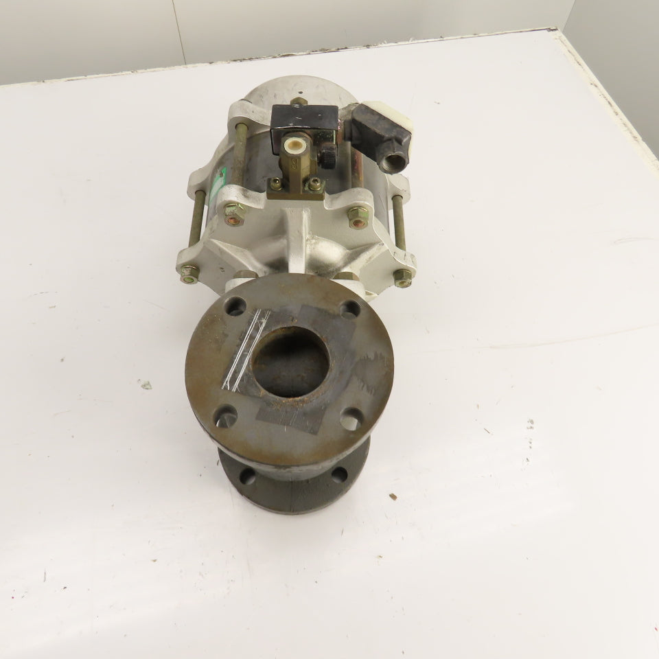 CKD CVS-65A-283-B-1 Pneumatic Cylinder Valve 65mm Orifice Flanged 24VDC Solenoid