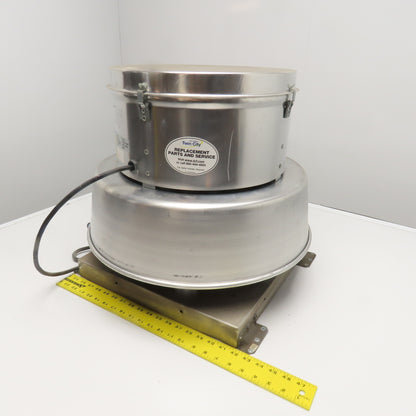 Twin City DCRD 115V 1Ph 1/8Hp Centrifugal Roof Exhauster Downblast Blower