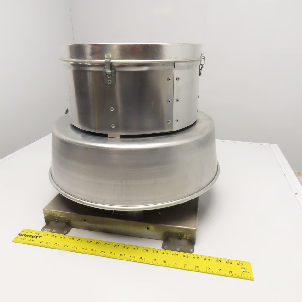 Twin City DCRD 115V 1Ph 1/8Hp Centrifugal Roof Exhauster Downblast Blower