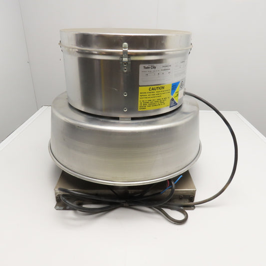 Twin City DCRD 115V 1Ph 1/8Hp Centrifugal Roof Exhauster Downblast Blower