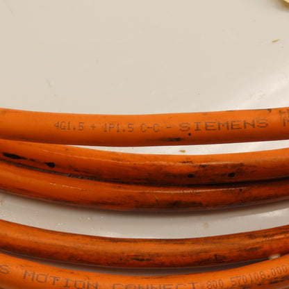 Siemens 6FX8008-1BA21 Motion Connect 800 Servo Motor Power Cable 35' Long