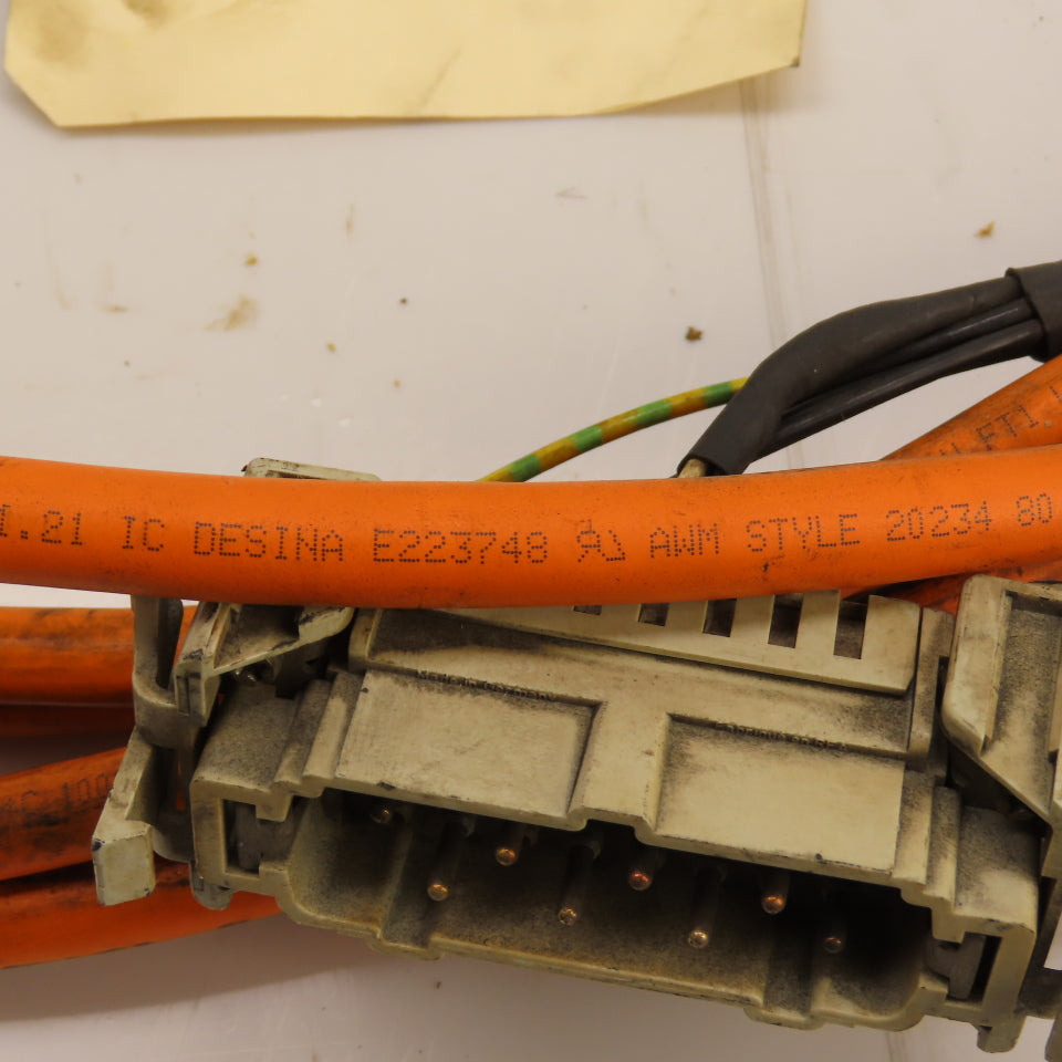 Siemens 6FX8008-1BA21 Motion Connect 800 Servo Motor Power Cable 35' Long