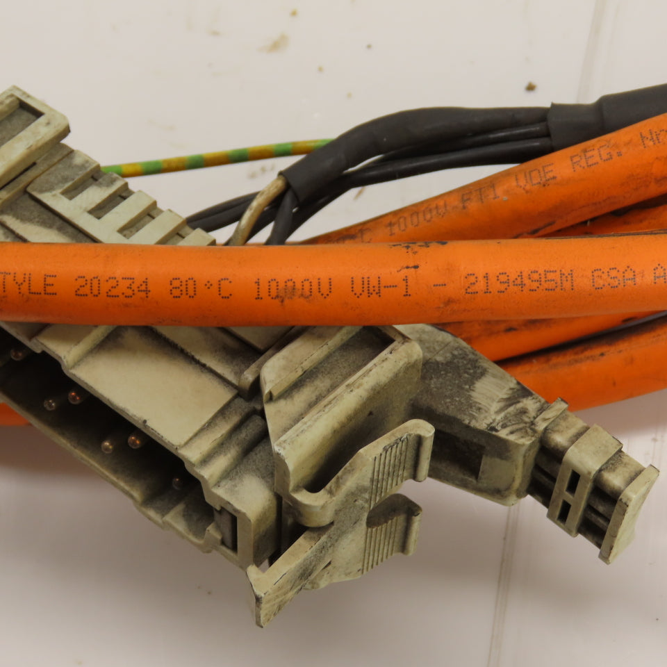 Siemens 6FX8008-1BA21 Motion Connect 800 Servo Motor Power Cable 35' Long
