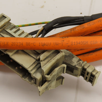 Siemens 6FX8008-1BA21 Motion Connect 800 Servo Motor Power Cable 35' Long