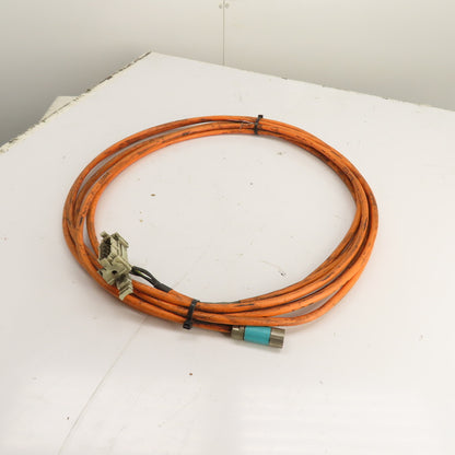 Siemens 6FX8008-1BA21 Motion Connect 800 Servo Motor Power Cable 35' Long