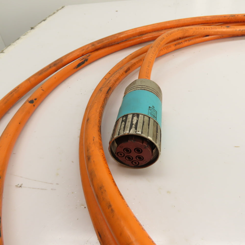 Siemens 570108.0004.01 Servo Power Cable 4x6+1P1.5 29' Long Motion-Connect 800