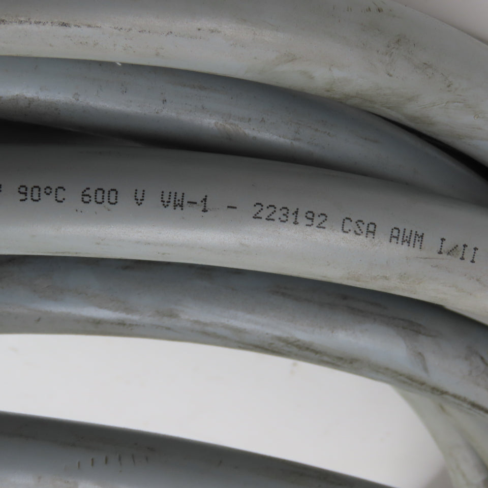 25 G 2.5 / 14 AWG 30' Long 25 Conductor 14 AWG Control Cable 600V Unshielded