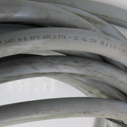 25 G 2.5 / 14 AWG 30' Long 25 Conductor 14 AWG Control Cable 600V Unshielded