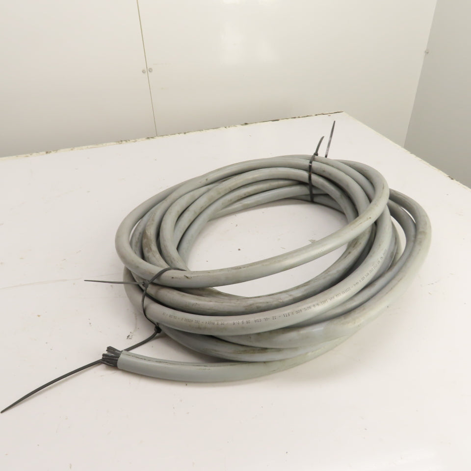 25 G 2.5 / 14 AWG 30' Long 25 Conductor 14 AWG Control Cable 600V Unshielded