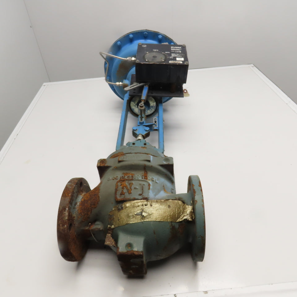 Neles Jamesbury G110LGC32QC8Y 3" Globe Valve Pneumatic Actuator 4-20VDC