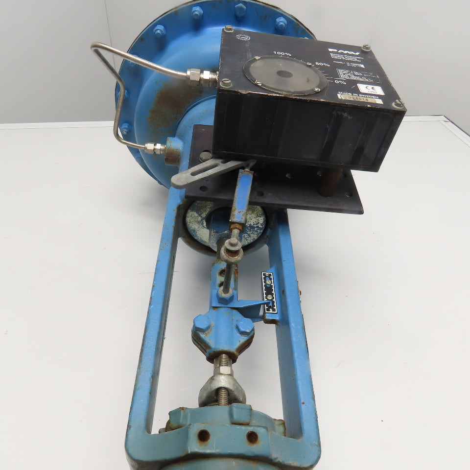 Neles Jamesbury G110LGC32QC8Y 3" Globe Valve Pneumatic Actuator 4-20VDC