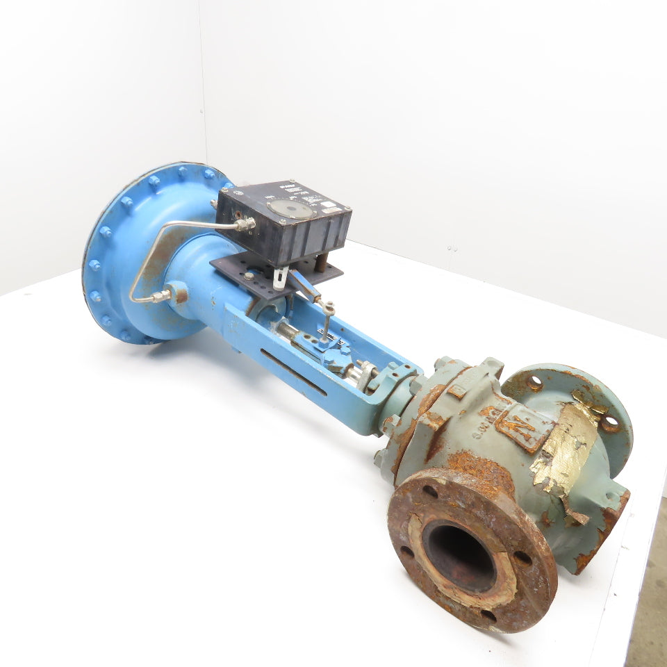 Neles Jamesbury G110LGC32QC8Y 3" Globe Valve Pneumatic Actuator 4-20VDC