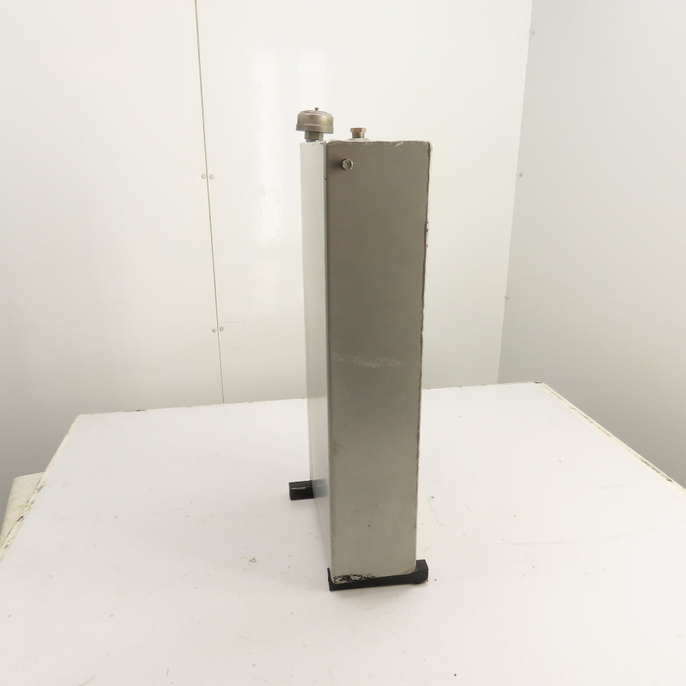 4.5 Gallon Steel Vertical Hydraulic Oil Reservoir Tank with Breather