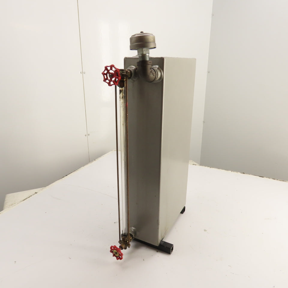4.5 Gallon Steel Vertical Hydraulic Oil Reservoir Tank with Breather