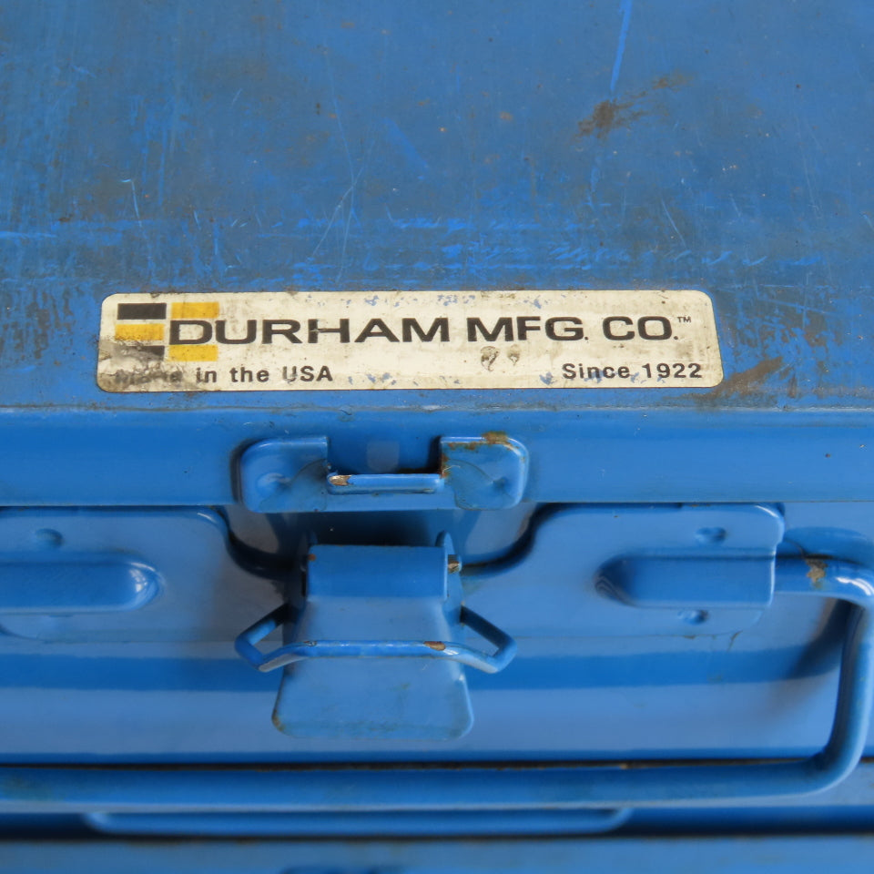 Durham 20" x 12" x 15" 4-Drawer Ball Bearing Parts Slide Storage Rack W/Bolts