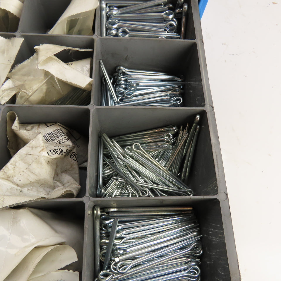 Durham 20"x12"x15" 4-Drawer Ball Bearing Parts Slide Storage Rack W/Cotter Pins