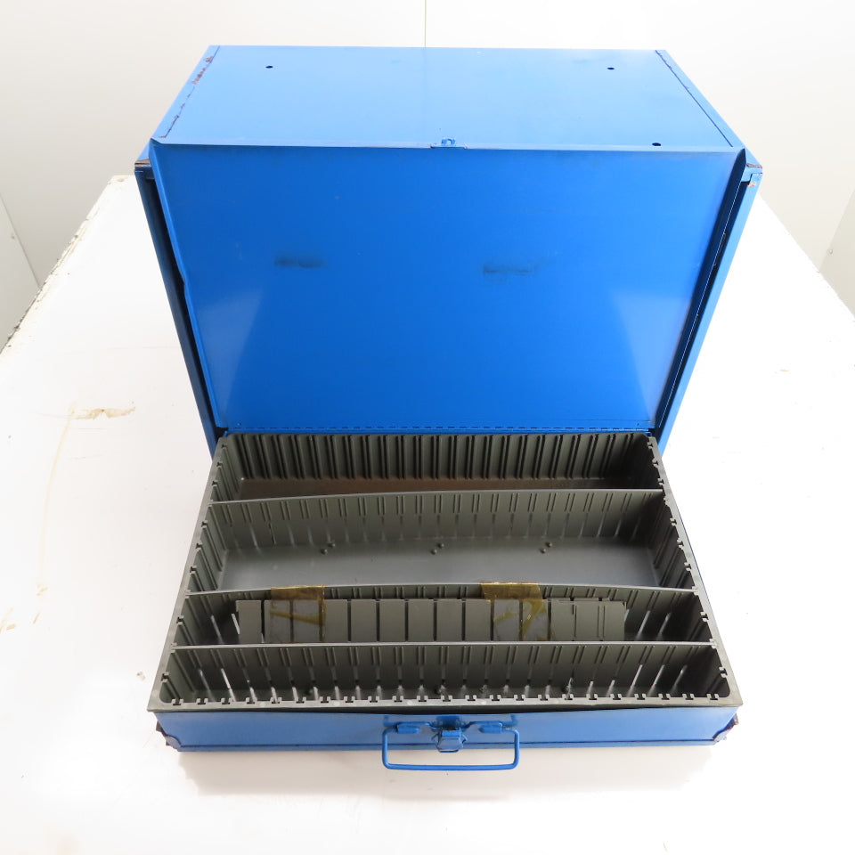 Durham 20"x12"x15" 4-Drawer Ball Bearing Parts Slide Storage Rack W/Cotter Pins