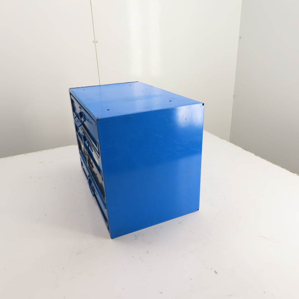Durham 20"x12"x15" 4-Drawer Ball Bearing Parts Slide Storage Rack W/Cotter Pins