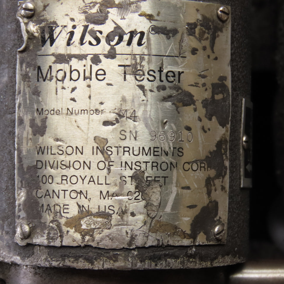 Wilson M4 Mobile Hardness Tester with Wooden Case