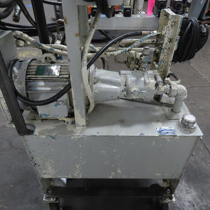Cross CSEA50/PVB15 50 Gallon Hydraulic Power Unit 10HP 3Ph 230/460V W/Cart/Hoses