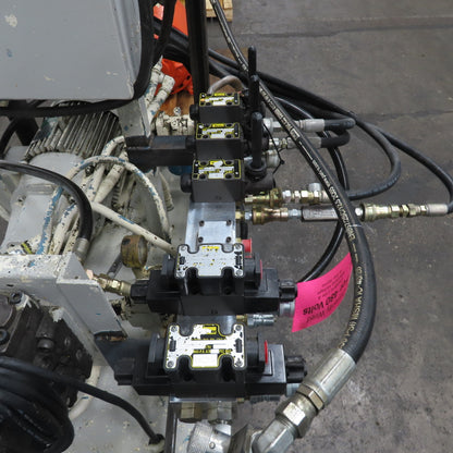 Cross CSEA50/PVB15 50 Gallon Hydraulic Power Unit 10HP 3Ph 230/460V W/Cart/Hoses
