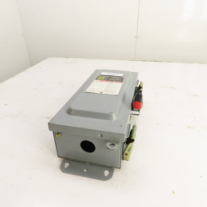 Square D HU361AWKEI 30A 3-Pole Non-Fusible Safety Disconnect Switch 600V 3R