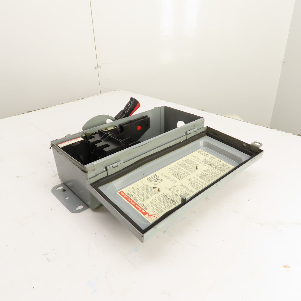 Square D HU361AWKEI 30A 3-Pole Non-Fusible Safety Disconnect Switch 600V 3R