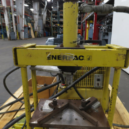 Enerpac PER-3045 Hushh-Pump 9-Ton H-Frame Hydraulic Press 115V Electric Pump