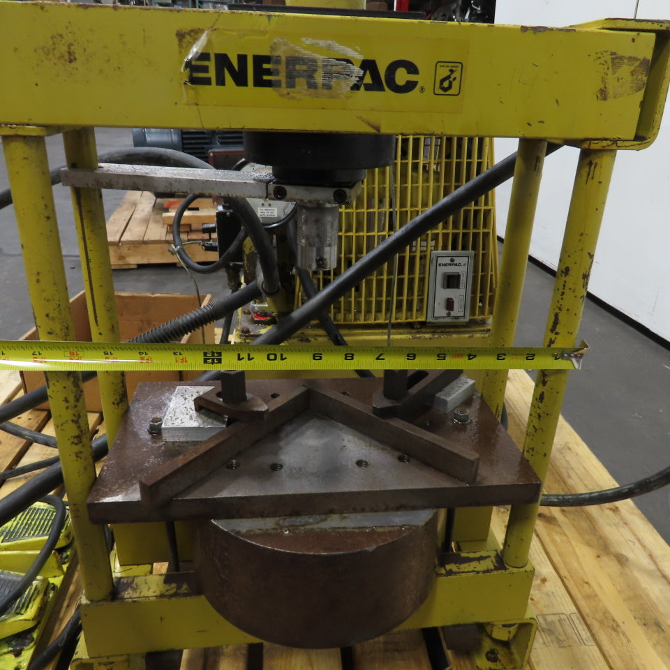 Enerpac PER-3045 Hushh-Pump 9-Ton H-Frame Hydraulic Press 115V Electric Pump