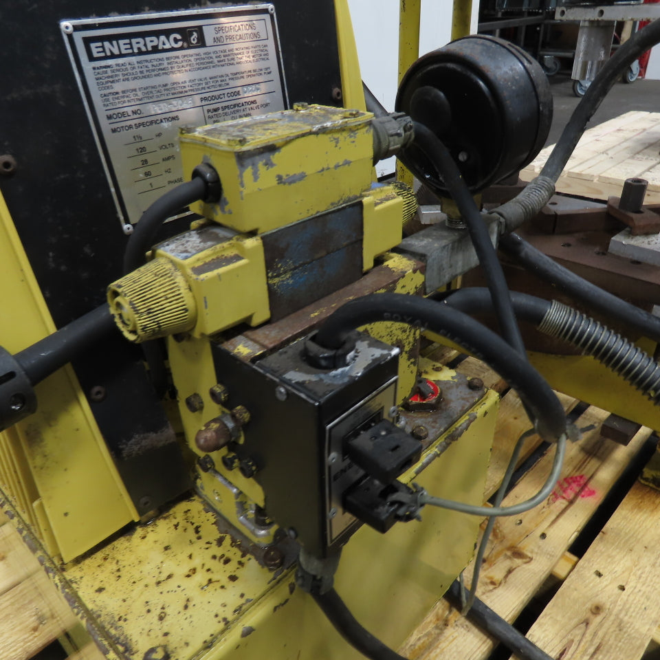 Enerpac PER-3045 Hushh-Pump 9-Ton H-Frame Hydraulic Press 115V Electric Pump