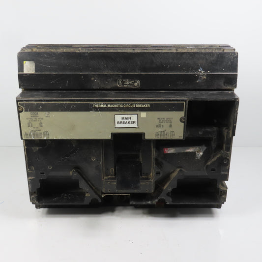 Square D NA361200 1200A 3-Pole I-Line Circuit Breaker 600VAC 3PH 3P