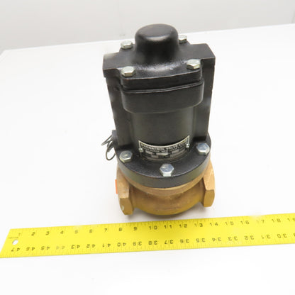 Magnatrol 42A37 2" NPT Bronze Globe Solenoid Valve 120V