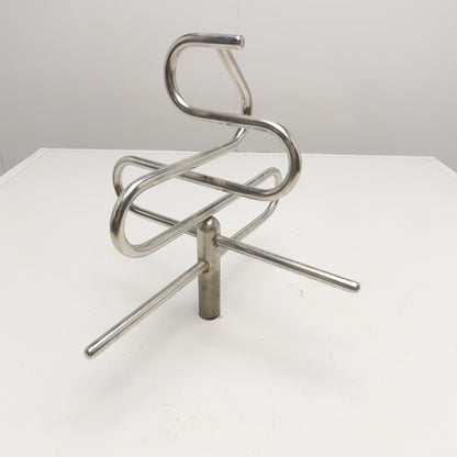 Stainless Steel Bar Mixing Blending Whisking Paddle 16" x 15" Tall 9/16" Bore