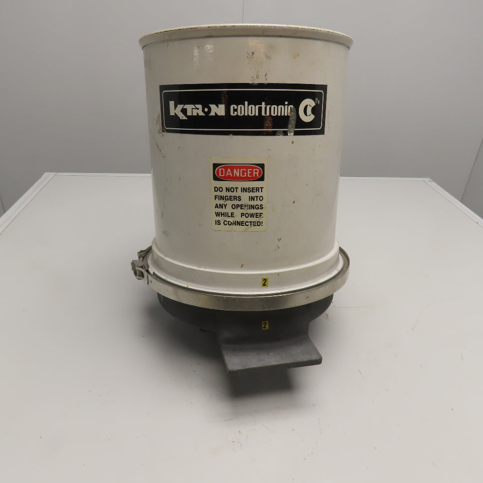 K-Tron Colortronic 1.125 Cu/Ft Bulk Material Powder Rotary Dispenser Hopper