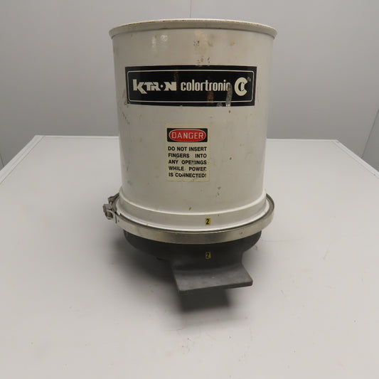 K-Tron Colortronic 1.125 Cu/Ft Bulk Material Powder Rotary Dispenser Hopper