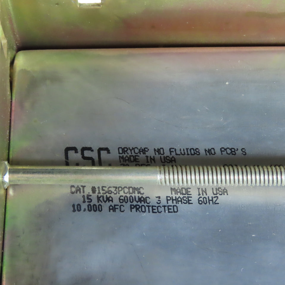 Myron Zucker KIM53030-3H5E 30 KVAR Caltrap Harmonic Filter Capacitor Bank 480V