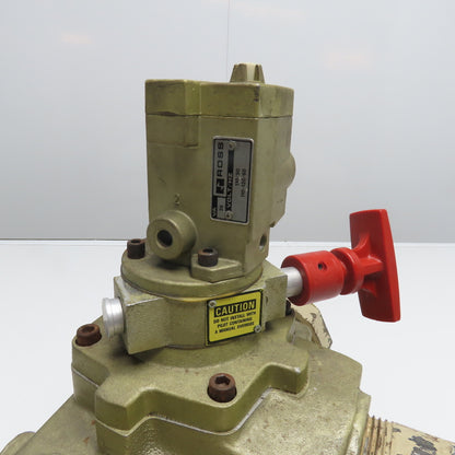 Ross 2773A9082 2-1/2" NPT Inline Pneumatic Poppet Dump Valve 120V Coil