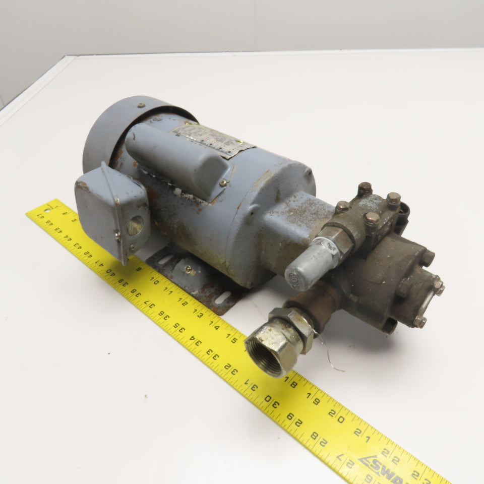 FIC Nippon TOP-208HAM 0.4kW 1424RPM 1Ph 120/230V Trochoid Gear Pump