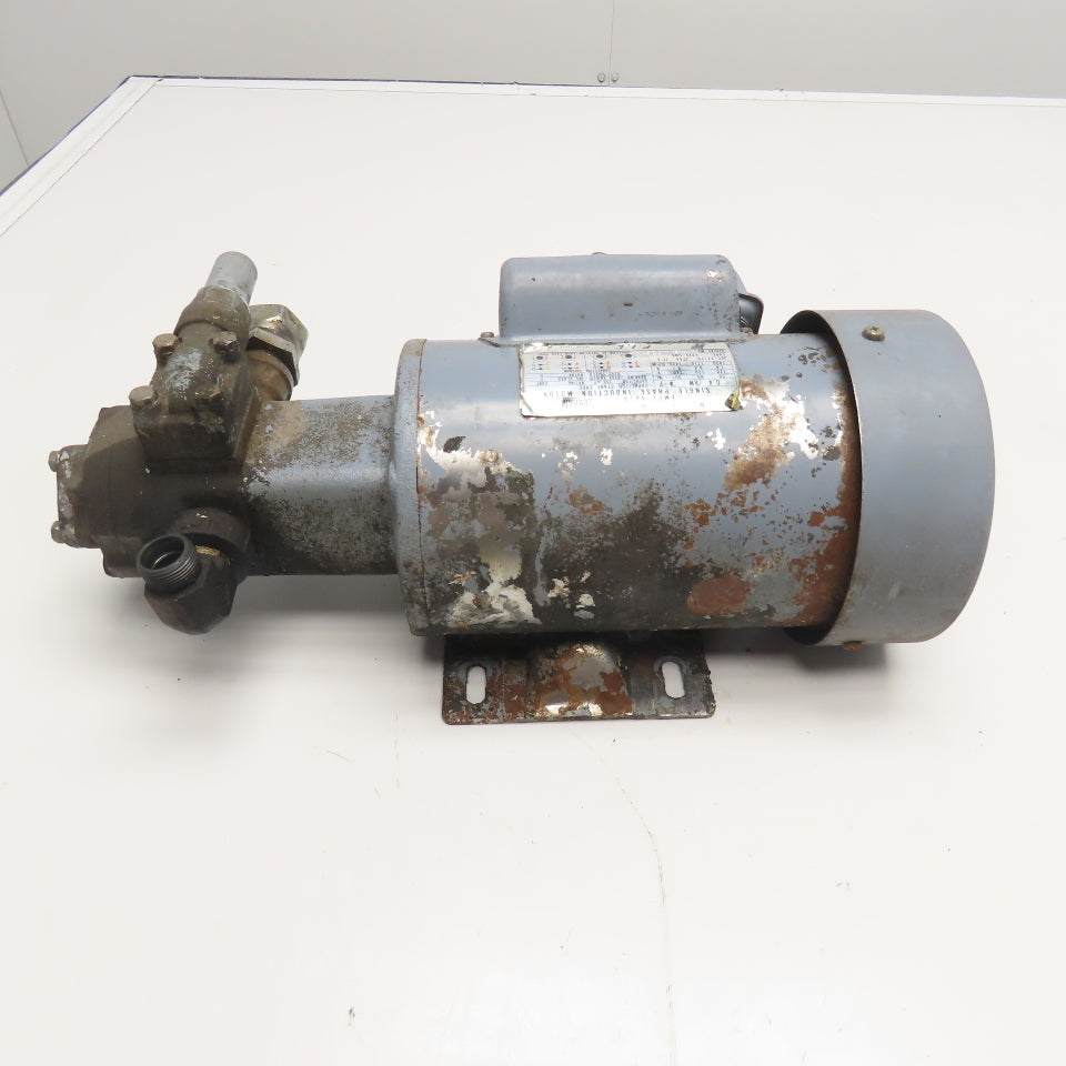 FIC Nippon TOP-208HAM 0.4kW 1424RPM 1Ph 120/230V Trochoid Gear Pump