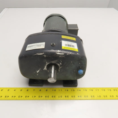 Dayton 4Z720 87:1 Ratio 13RPM Output .5Hp 230/460V 3Ph Gear Motor