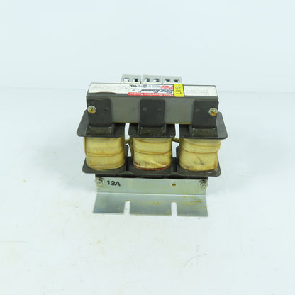TCI KLR12ATB 12A 3-Phase Line Reactor 600V 60Hz Sine Guard Open