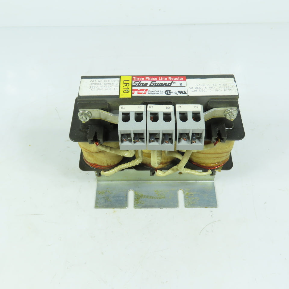 TCI KLR12ATB 12A 3-Phase Line Reactor 600V 60Hz Sine Guard Open ...