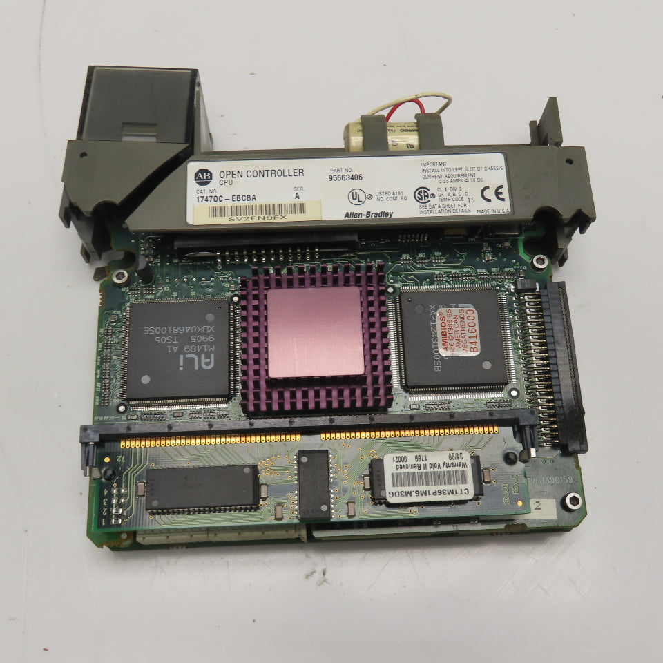 Allen Bradley 17470C-EBCBA 1747OC-EBCBA Open Controller CPU Ser A Broken Plastic