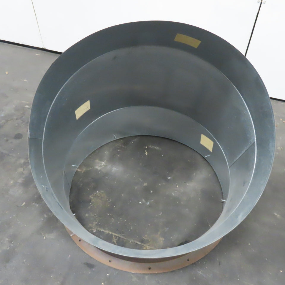 34" 20 Guage Galvanized Steel Duct Pipe 45° Elbow
